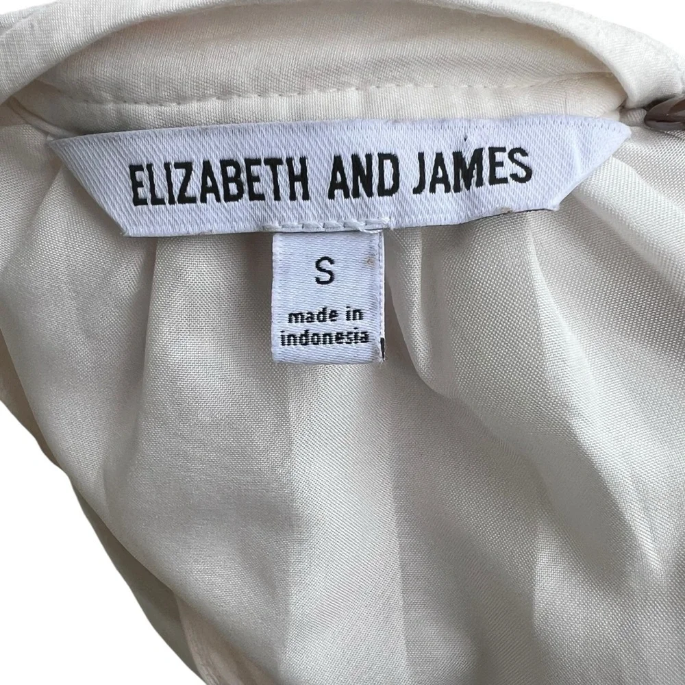 ELIZABETH AND JAMES White Knight Motos Dress Sz S - Picture 8 of 9